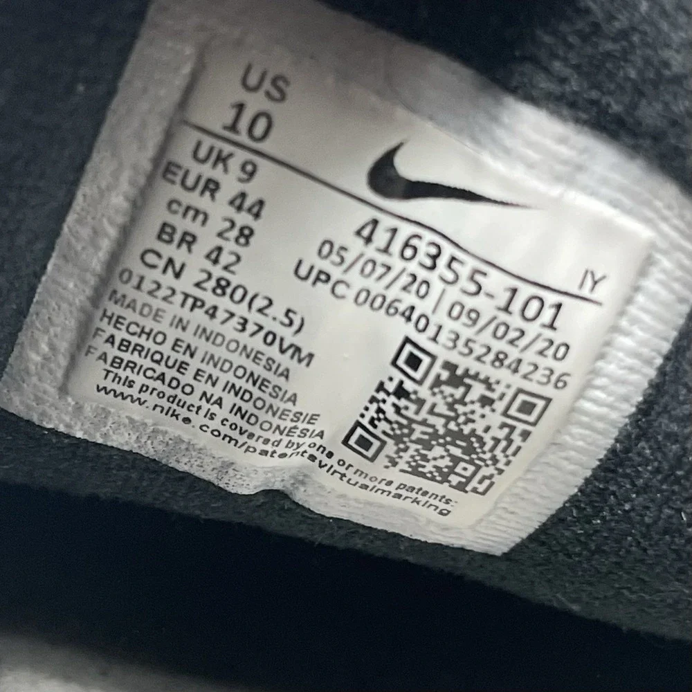 Nike size mens